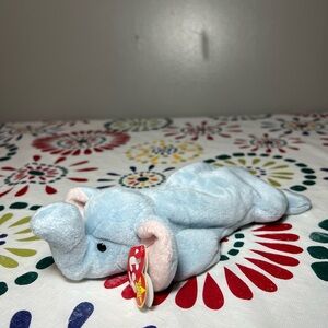 NWT VTG TY Beanie Baby Peanut The Elephant